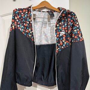 Nike Black Floral Jacket